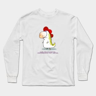 Karl Prazzanotto, professional hat tester. Long Sleeve T-Shirt